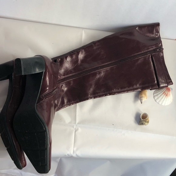 Franco Sarto knee high pointy toe boots - Picture 8 of 12